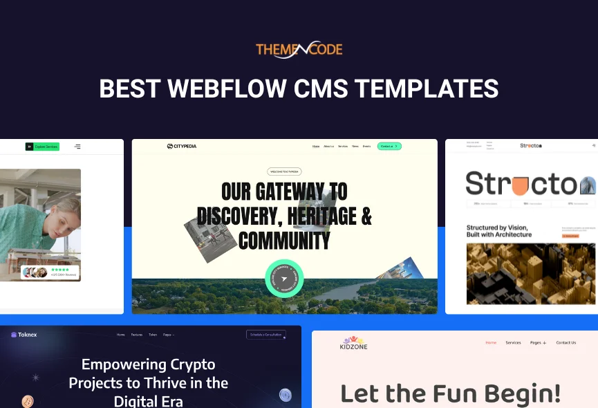 Best Webflow CMS templates